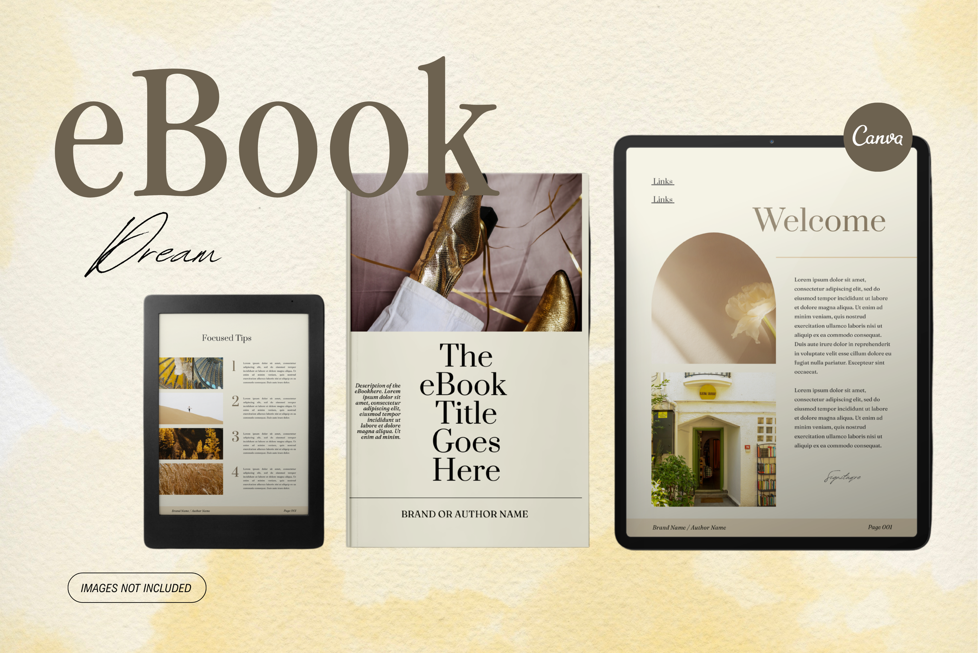 Dream | eBook Canva Template | 3 Sizes
