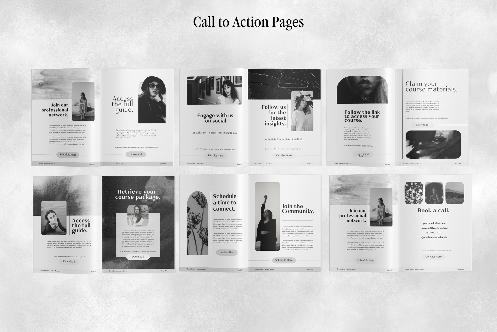 Eunoia | eBook Canva Template | 3 Sizes