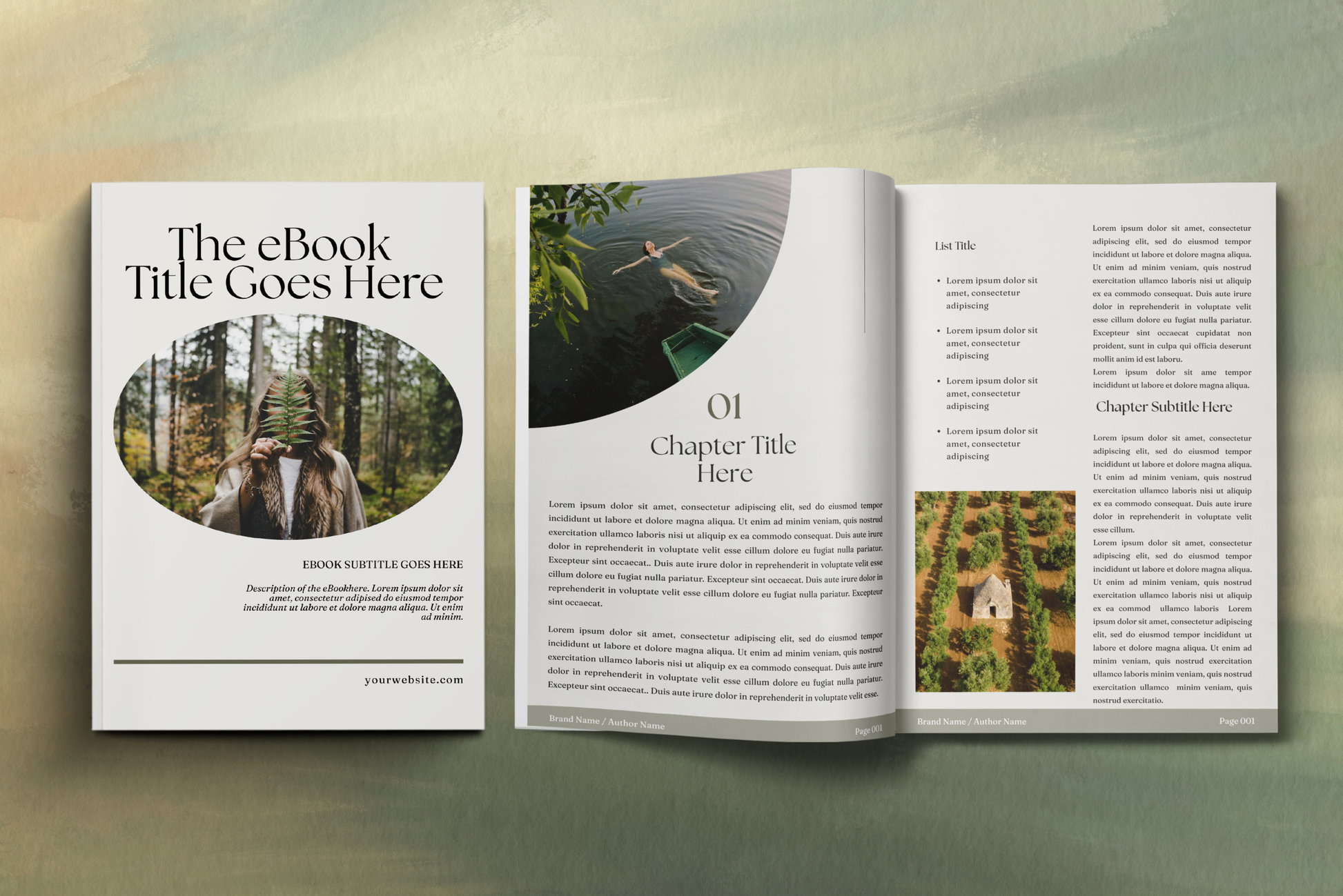 Glade | eBook Canva Template | 3 Sizes