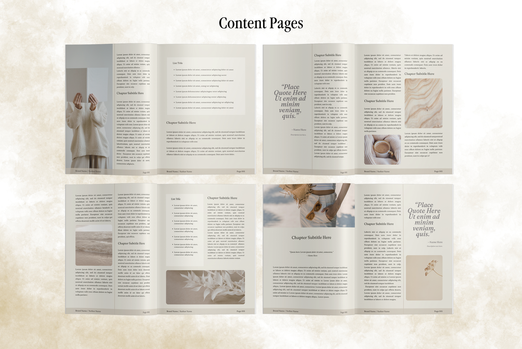 Alive | eBook Canva Template | 3 Page Sizes