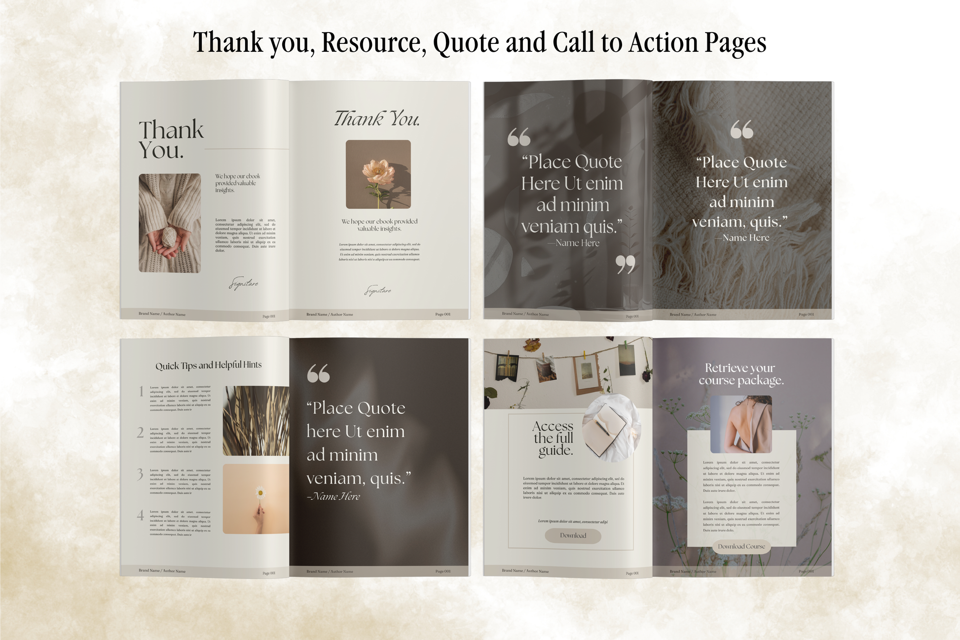 Alive | eBook Canva Template | 3 Page Sizes