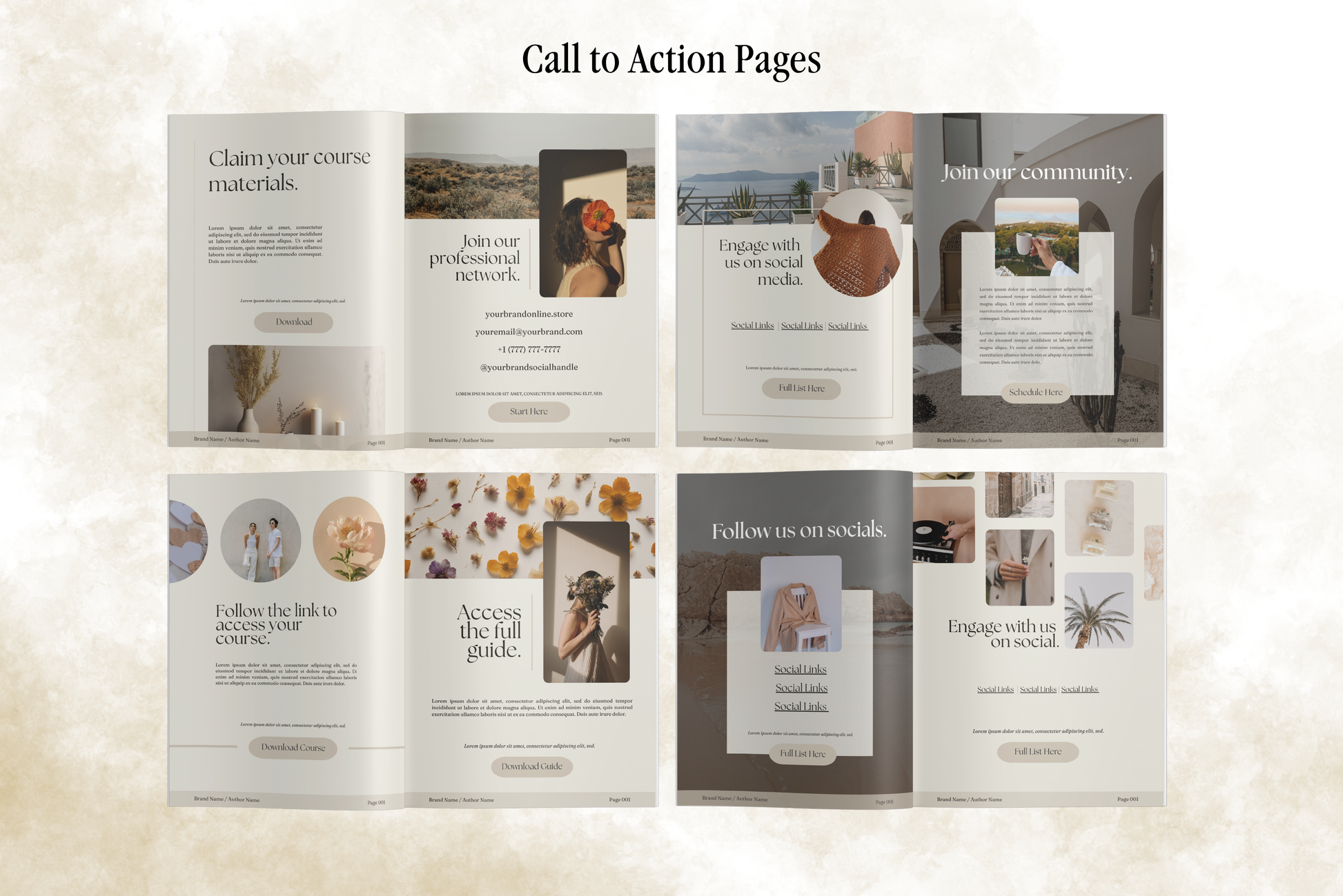 Alive | eBook Canva Template | 3 Page Sizes