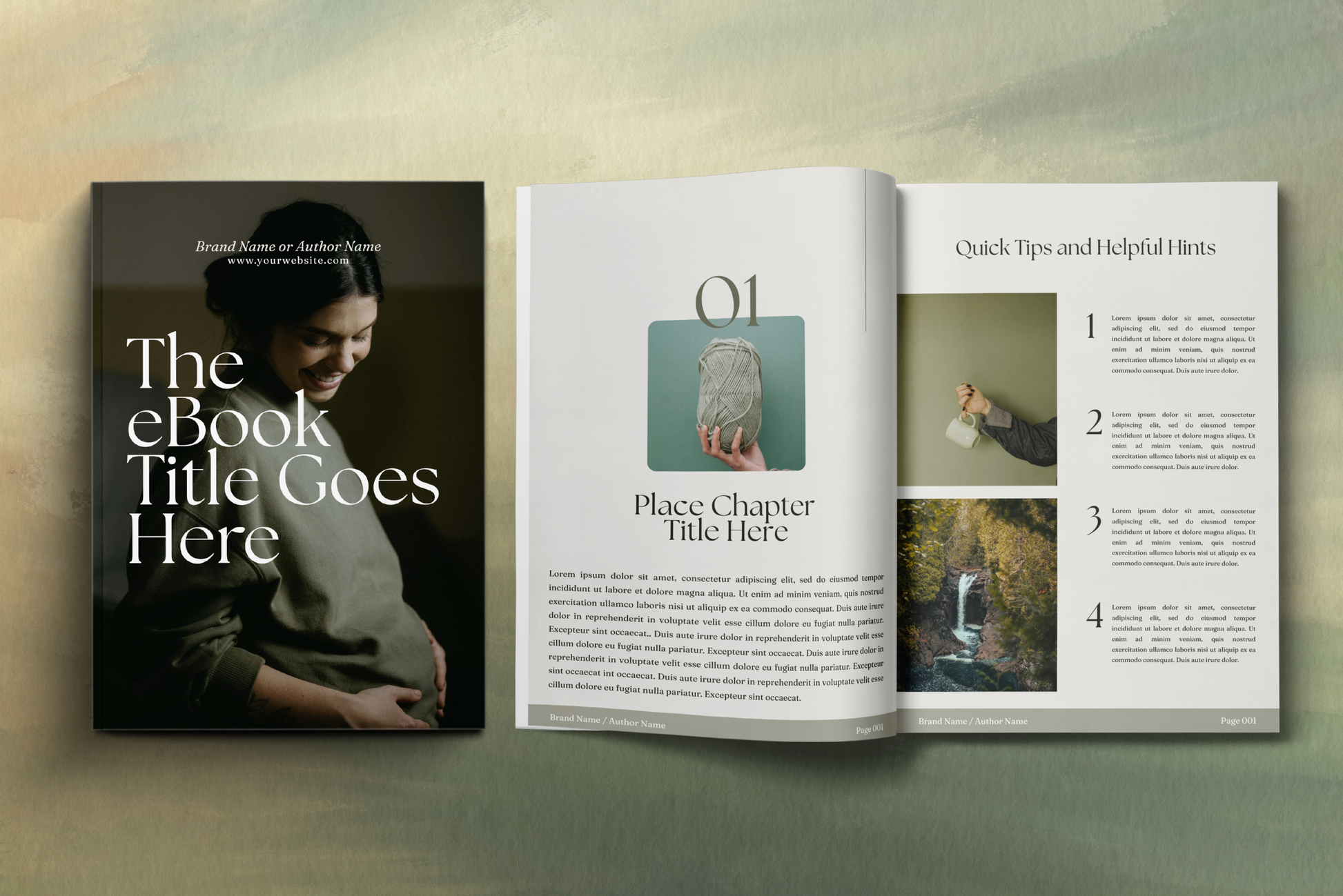 Glade | eBook Canva Template | 3 Sizes