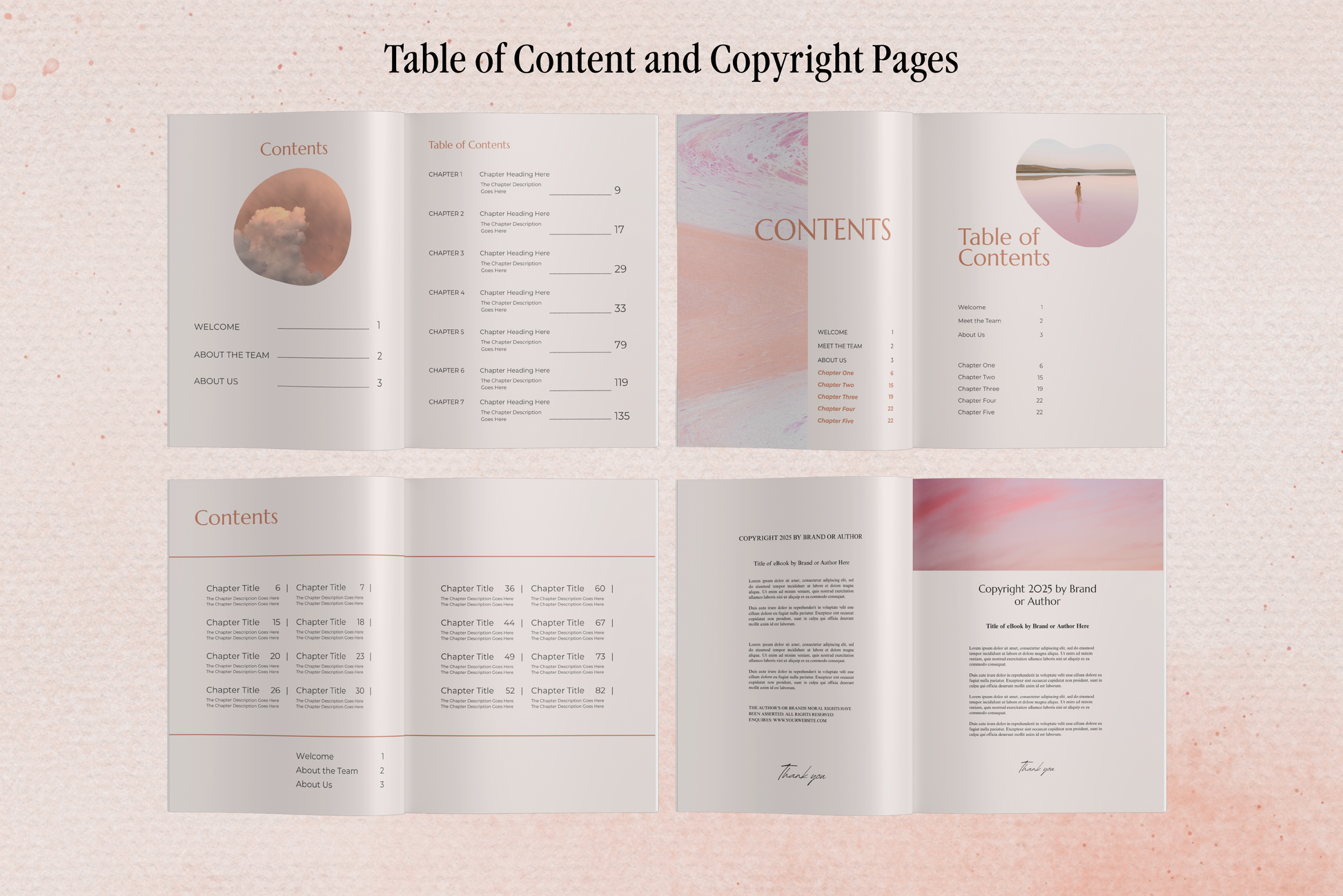 Aurora | eBook Canva Template | 3 Page Sizes