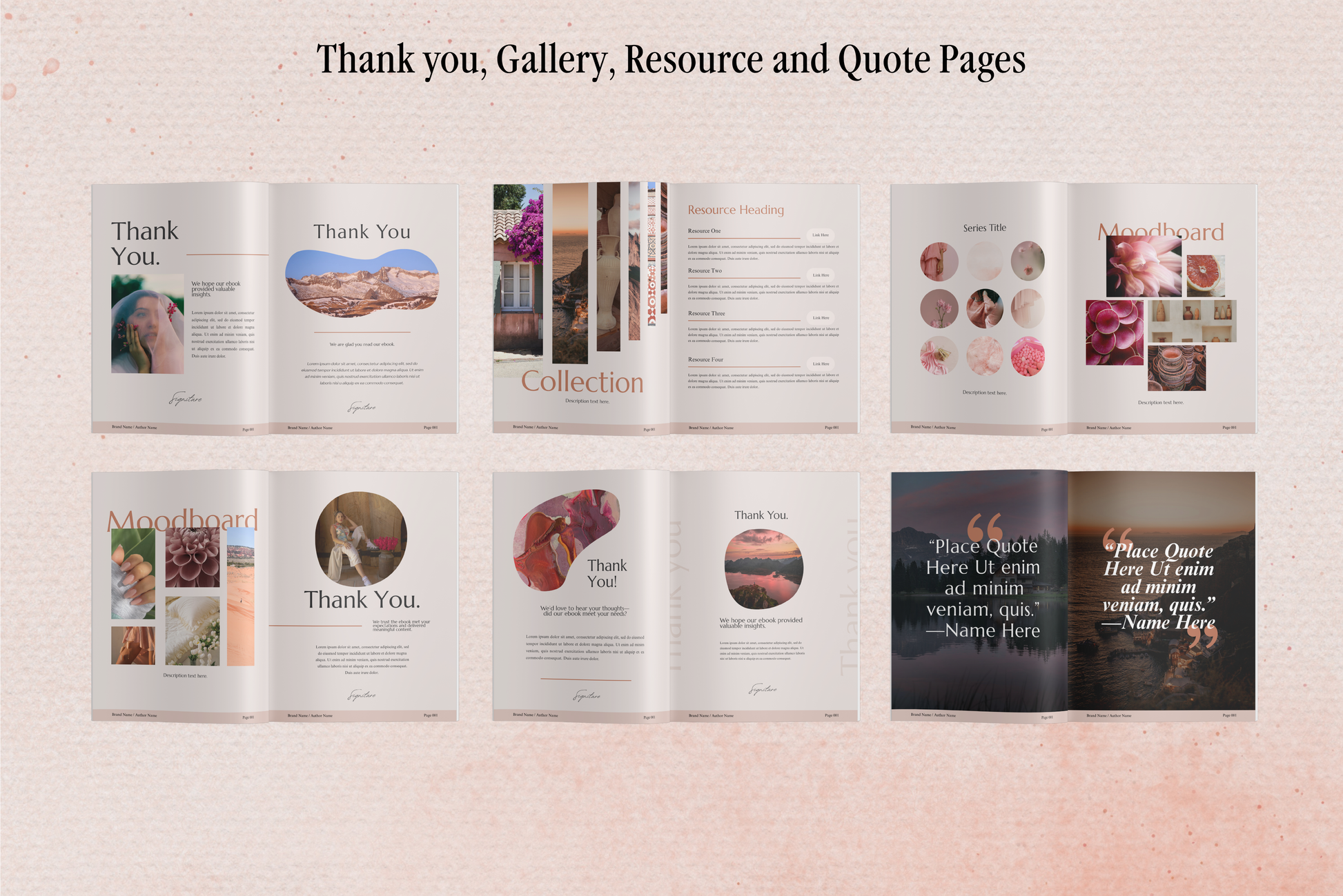 Aurora | eBook Canva Template | 3 Page Sizes