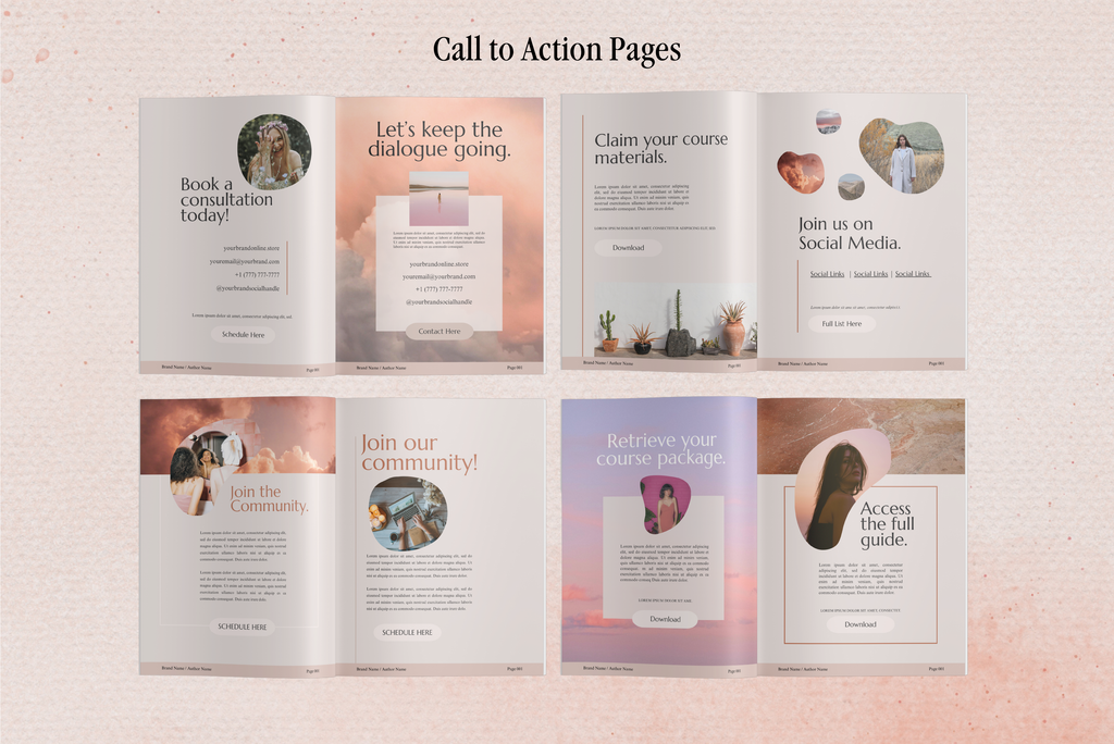 Aurora | eBook Canva Template | 3 Page Sizes