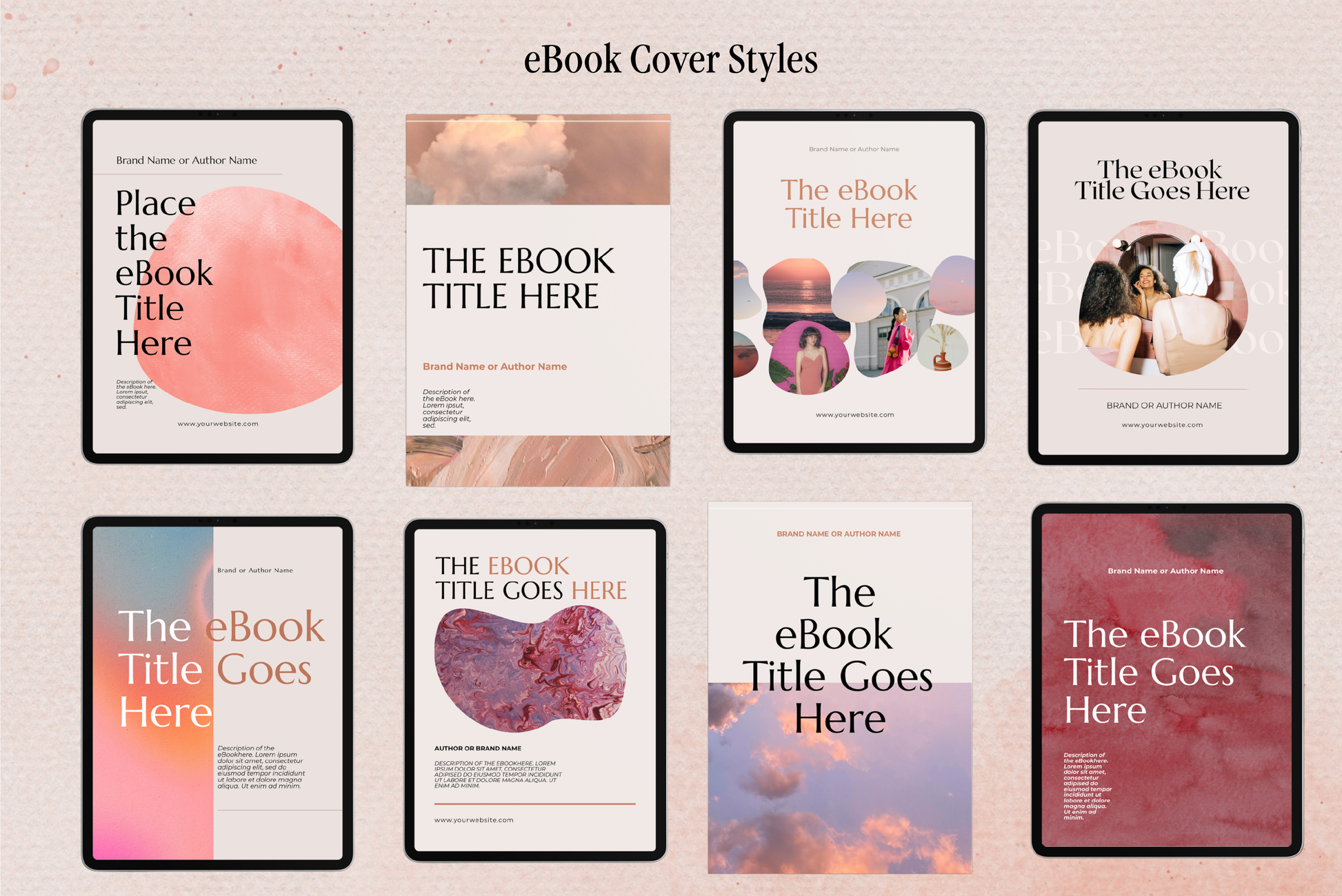 Aurora | eBook Canva Template | 3 Page Sizes