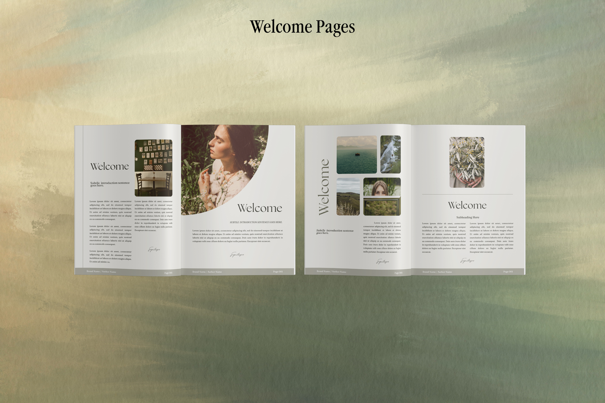 Glade | eBook Canva Template | 3 Sizes