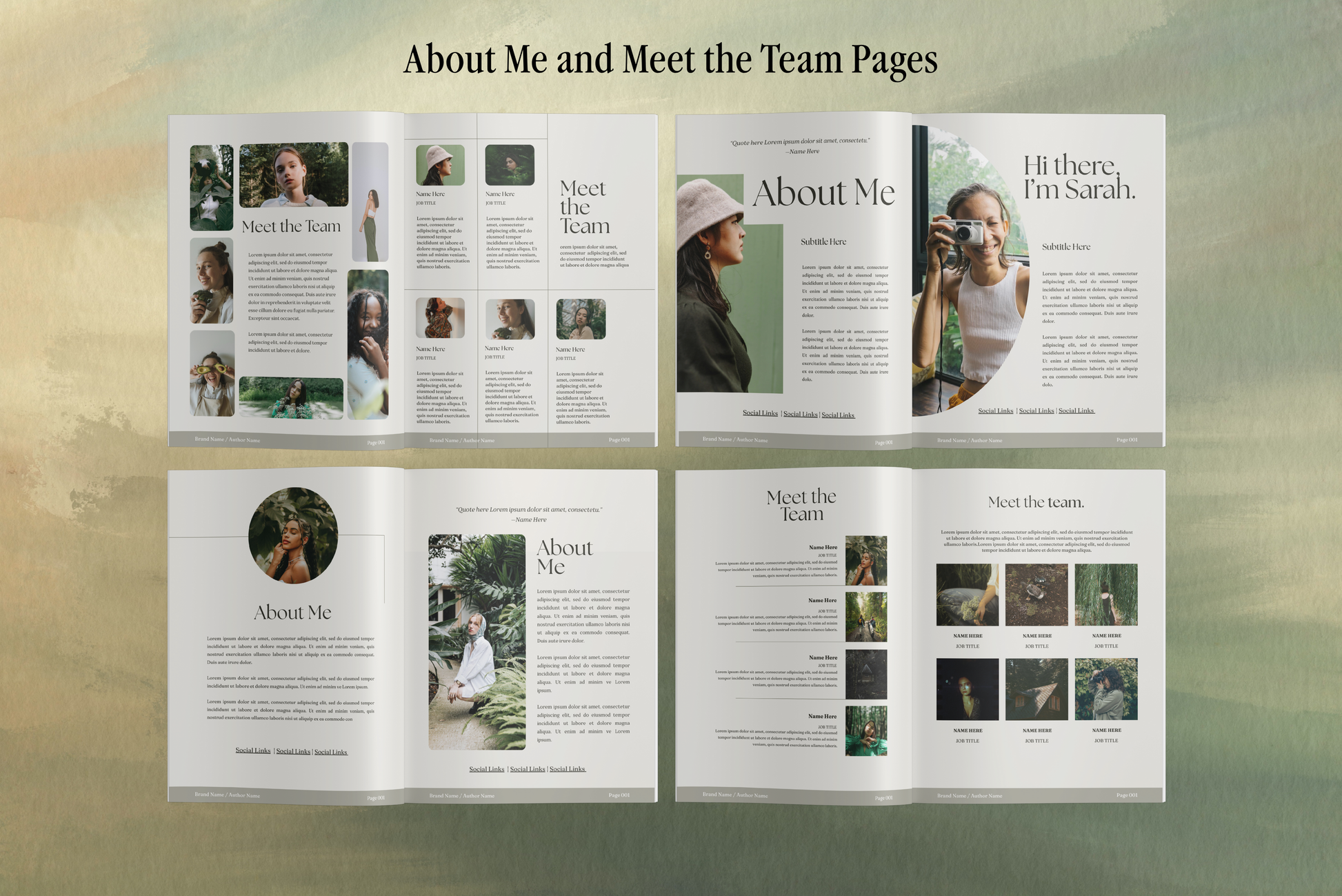 Glade | eBook Canva Template | 3 Sizes
