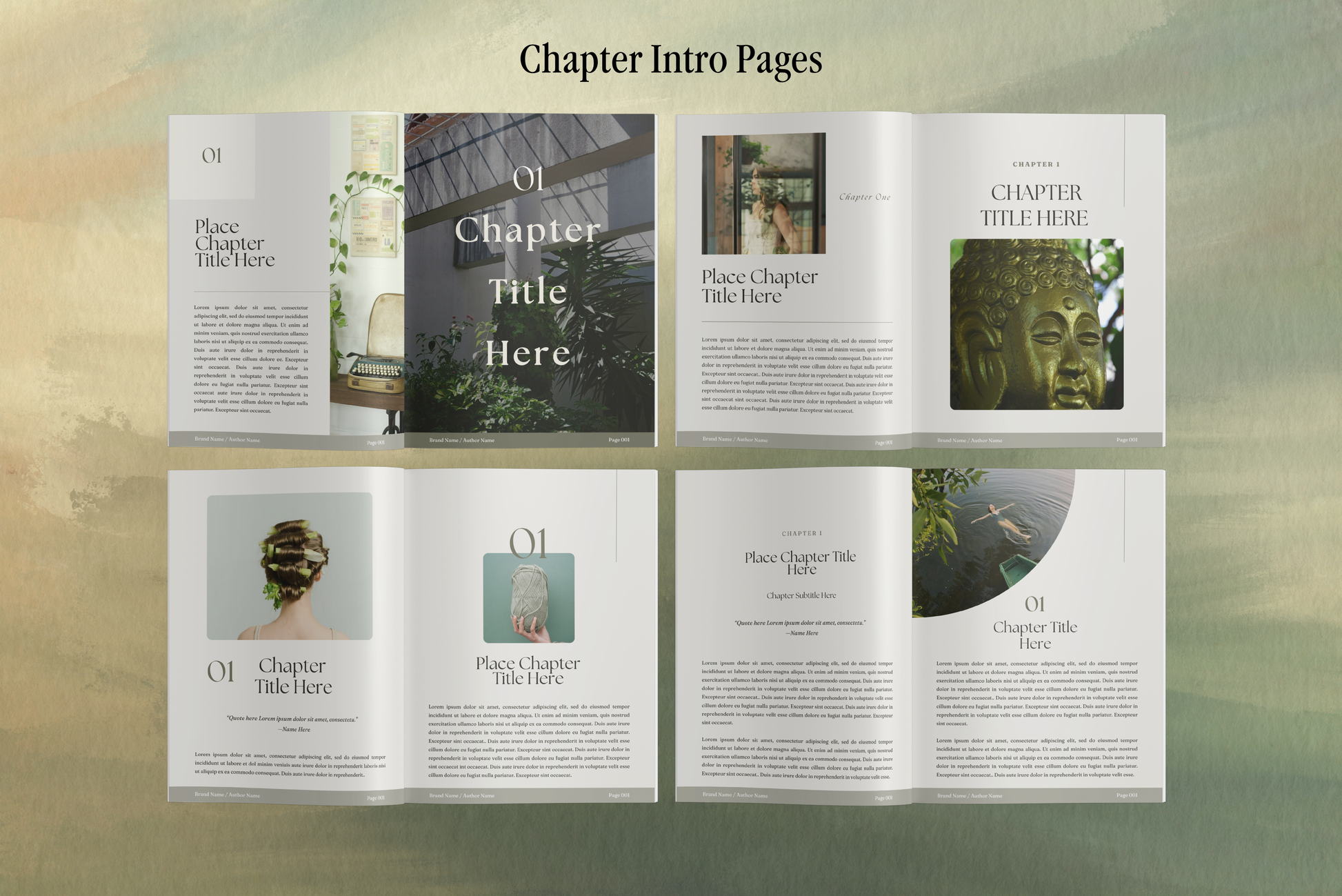 Glade | eBook Canva Template | 3 Sizes
