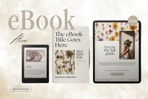 Alive | eBook Canva Template | 3 Page Sizes