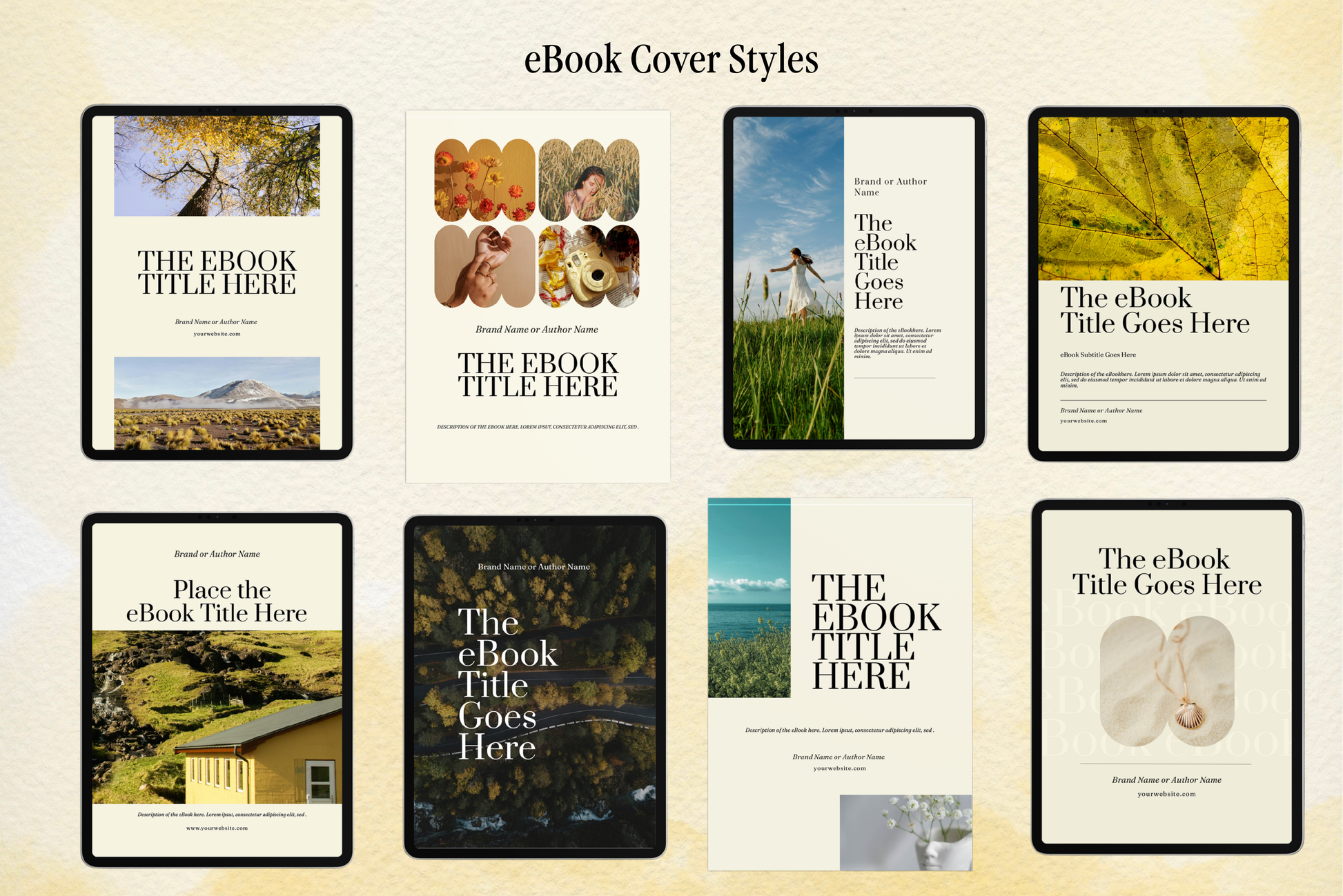 Dream | eBook Canva Template | 3 Sizes