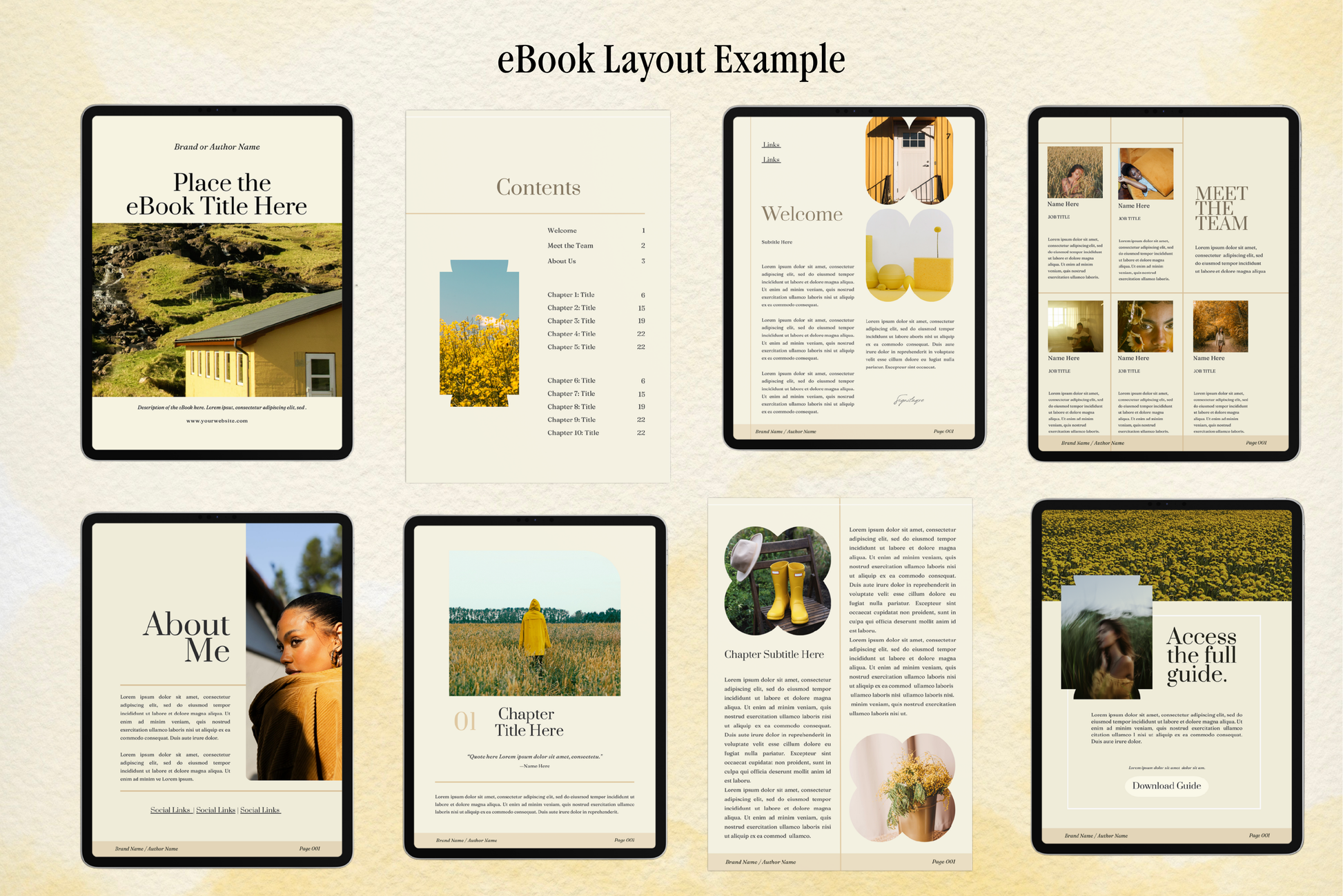 Dream | eBook Canva Template | 3 Sizes