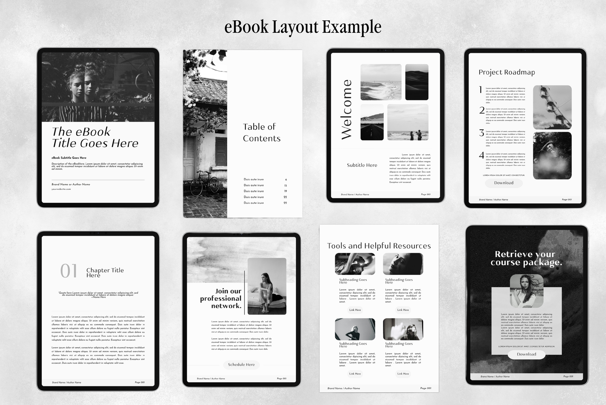 Eunoia | eBook Canva Template | 3 Sizes