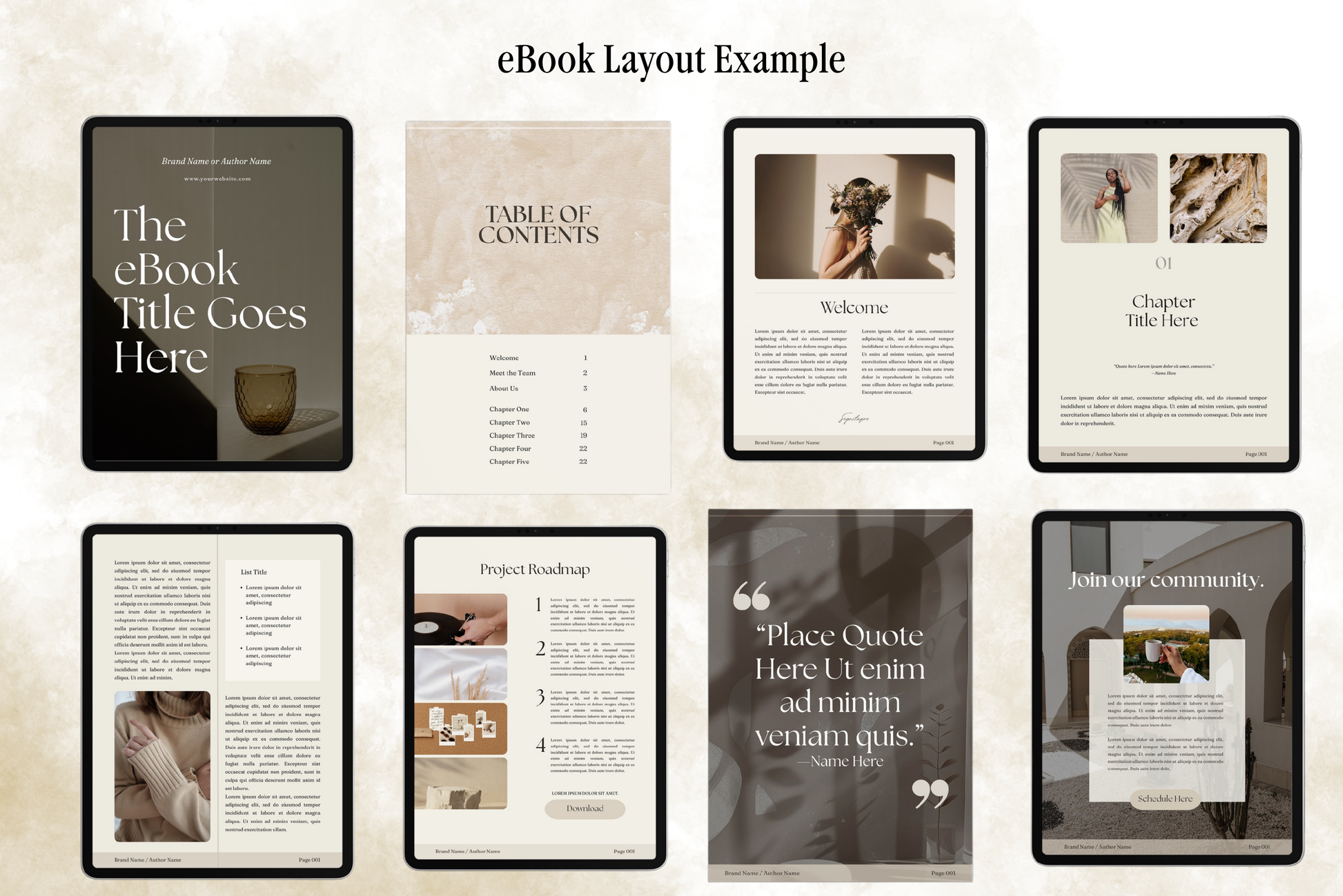 Alive | eBook Canva Template | 3 Page Sizes